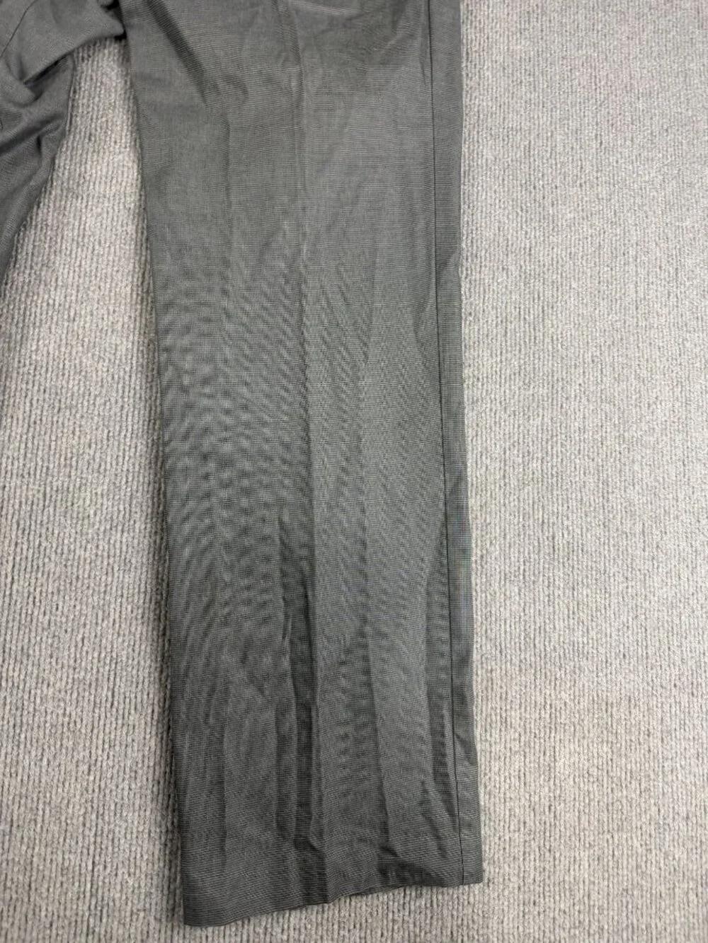 Banana Republic Mens Gray Tailored Fit Dress Pants 36x32 Flat Front
